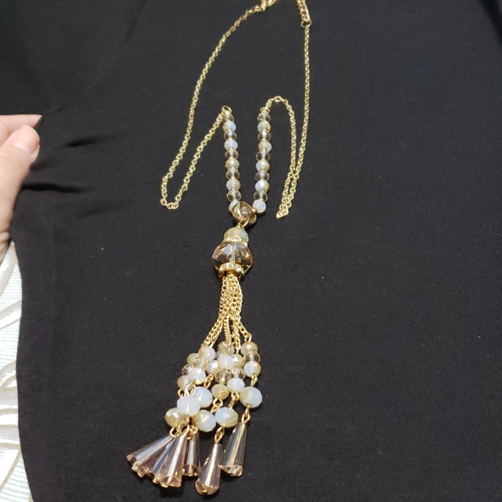 Long chain necklace